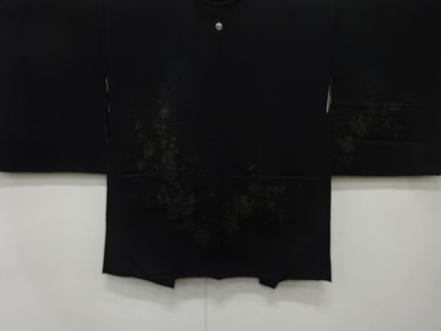 JAPANESE HAORI / URUSHI / WOVEN FLORAL PLANTS